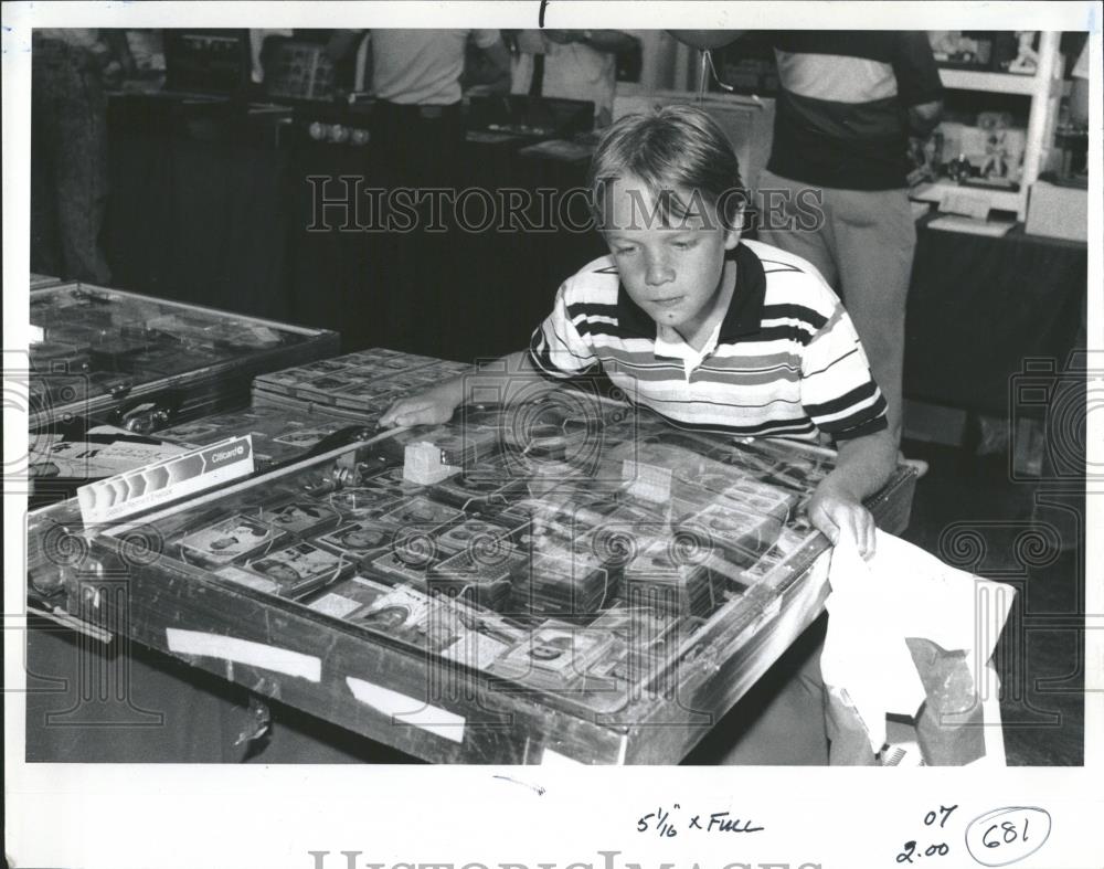 1989 Press Photo David McKay, 8, from Winnetka - RRQ24705 - Historic Images