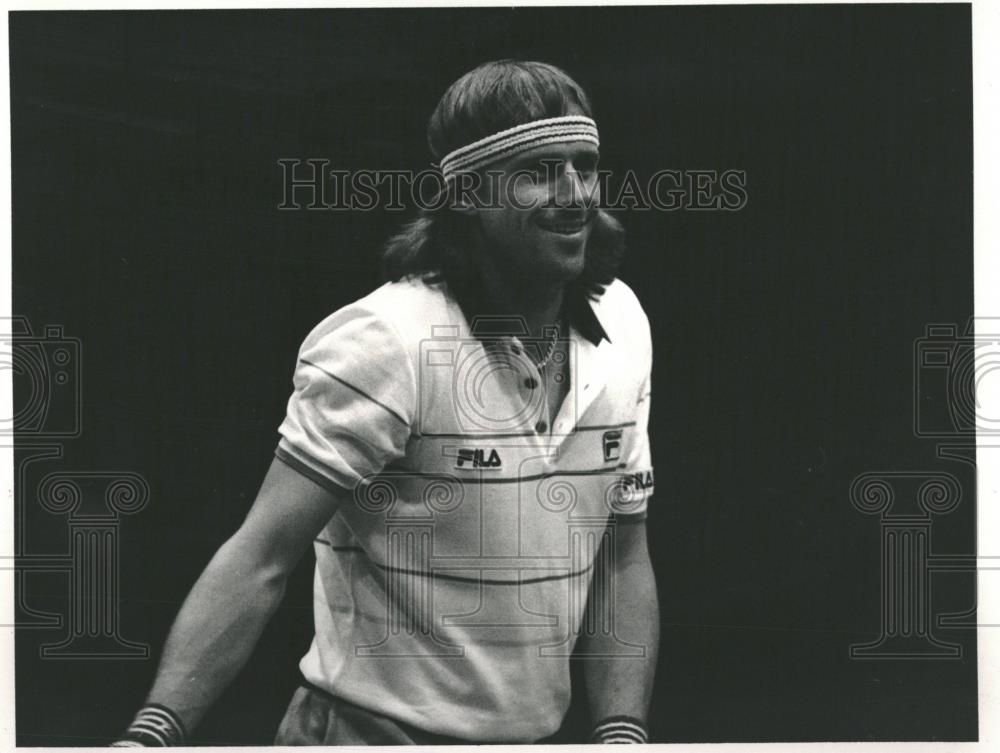 1984 Press Photo Bjorg Borg Tennis Player Sweden - RRQ25347 - Historic Images