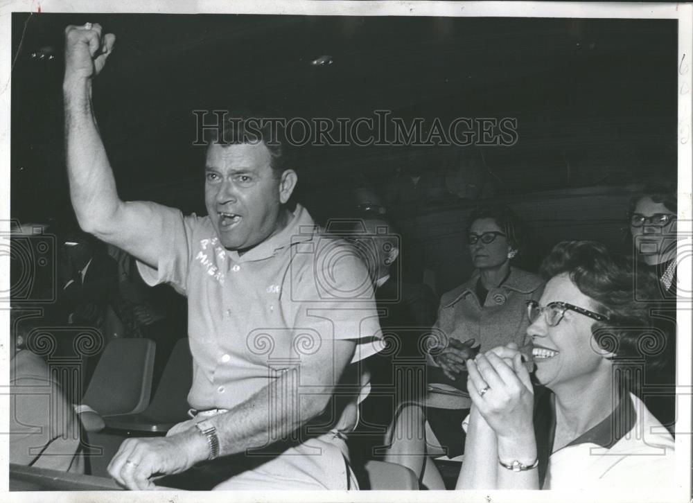 1984 Press Photo Strike Those Pin Bowler Colorado - RRQ25405 - Historic Images