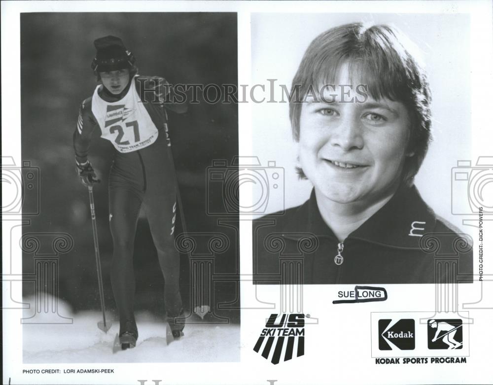 Press Photo US Ski Team Sue Long Promotional Shots - RRQ25783 - Historic Images