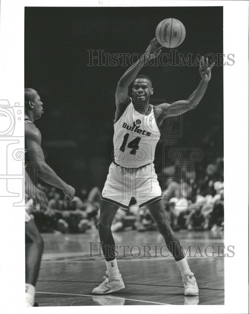 Press Photo A J English Washington Bullets Basketball - RRQ26123 - Historic Images