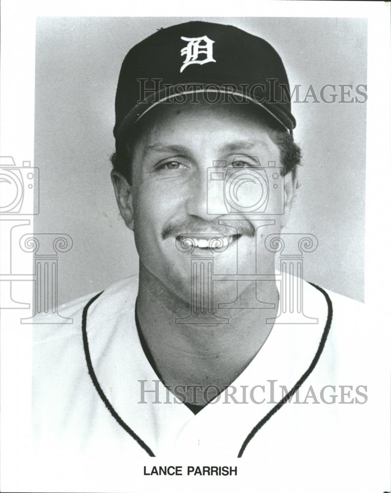 Press Photo Lance Michael Parrish Philadelphia Phillies - RRQ26189 - Historic Images