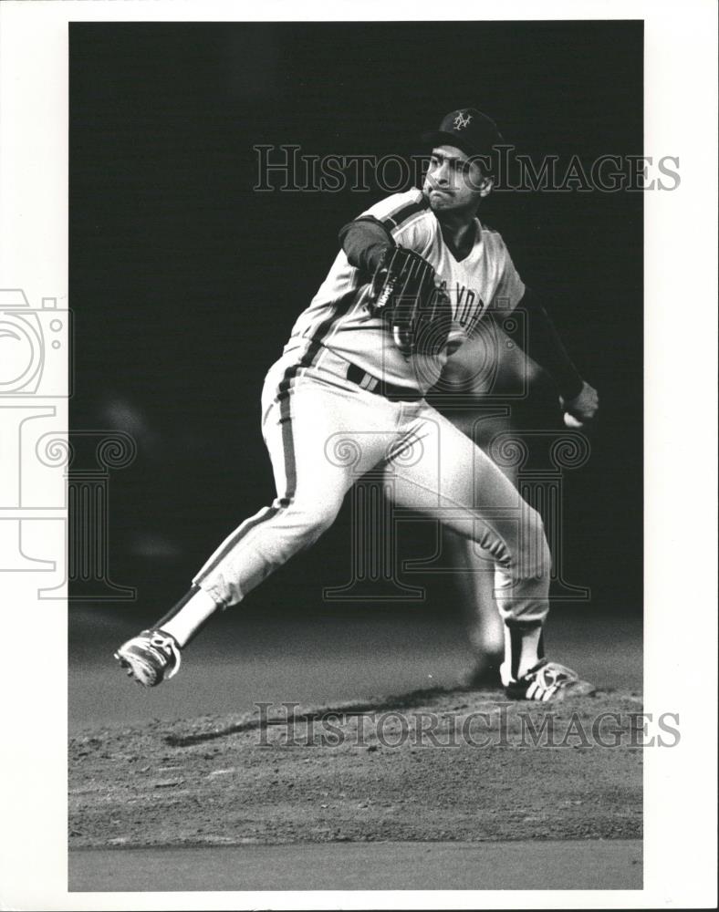 Press Photo Sid Fernandez New York Mets Baseball Hawaii - RRQ26435 - Historic Images