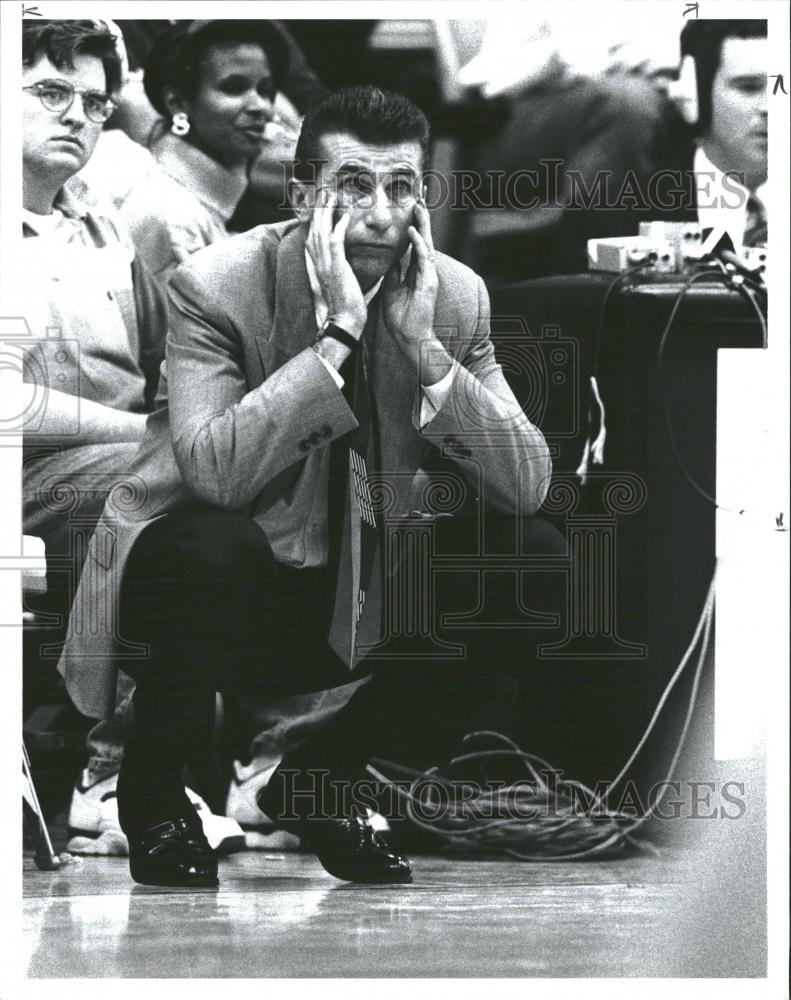 1993 Press Photo Danny Nee Head Coach Nebraska Ohio - RRQ26471 - Historic Images