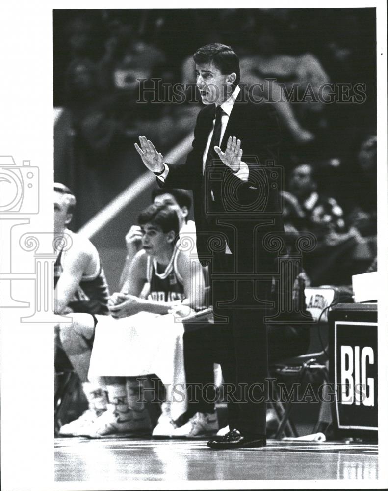 Danny Nee Bebraska Head Coach Marine, 1991 vintage press photo print ...