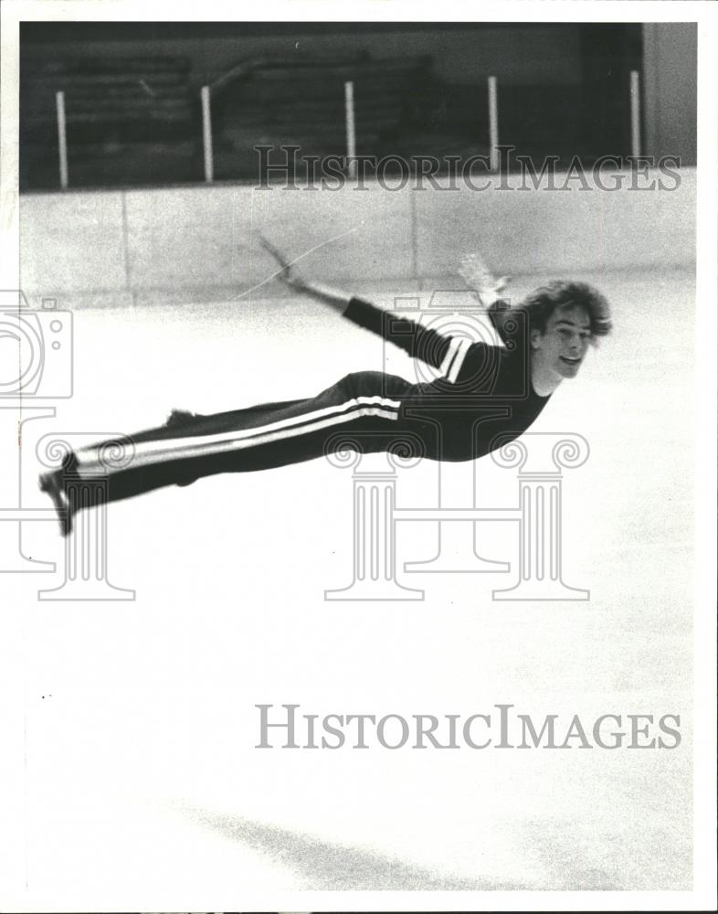 1980 Press Photo David Michalowski Oakston Park Ice - RRQ26737 - Historic Images