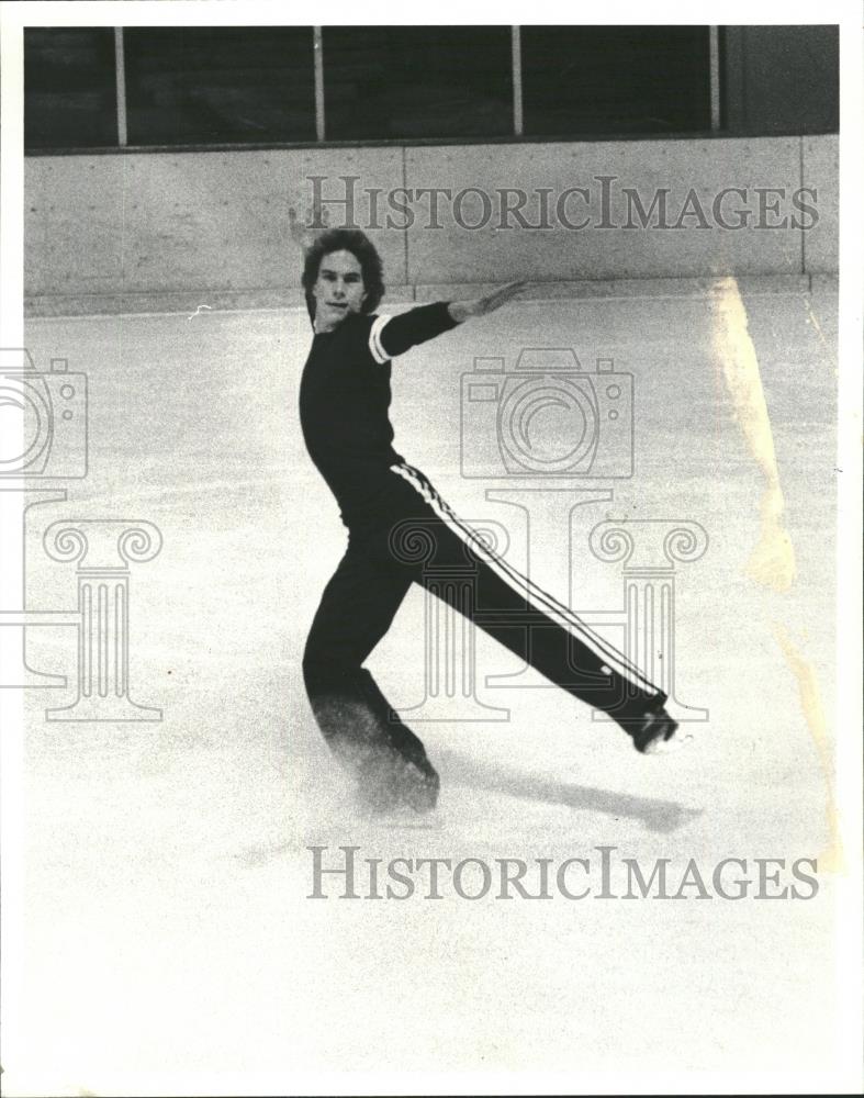 1980 Press Photo David Michalowski Oakton Park Ice Rink - RRQ26739 - Historic Images