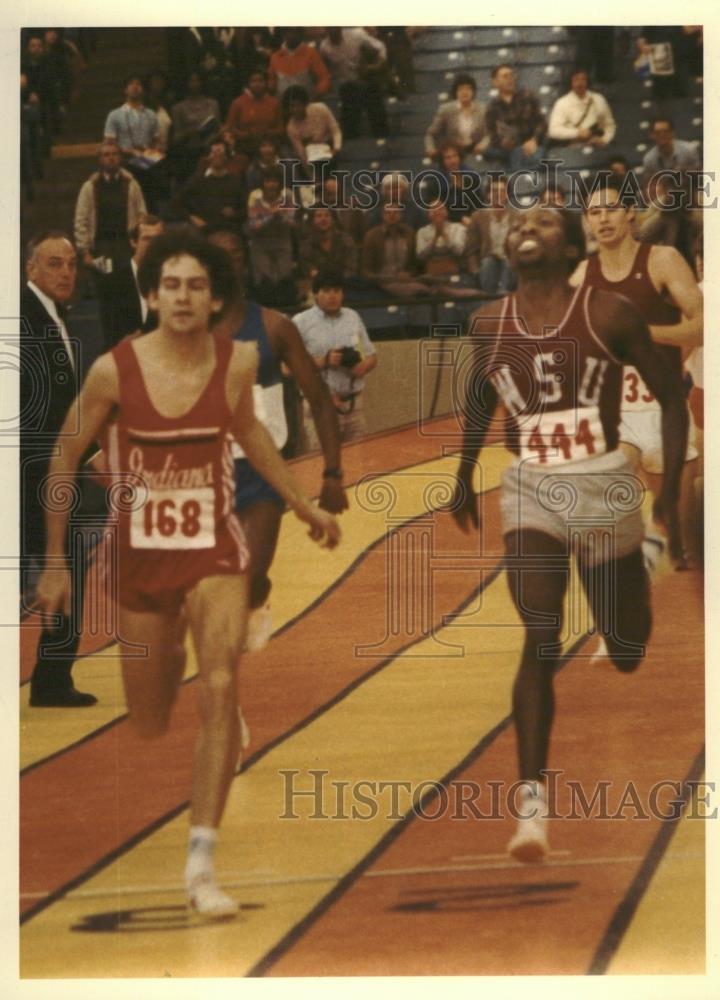 1983 Press Photo Jim Spiney Richard Tumei NCAA Track - RRQ26821 - Historic Images