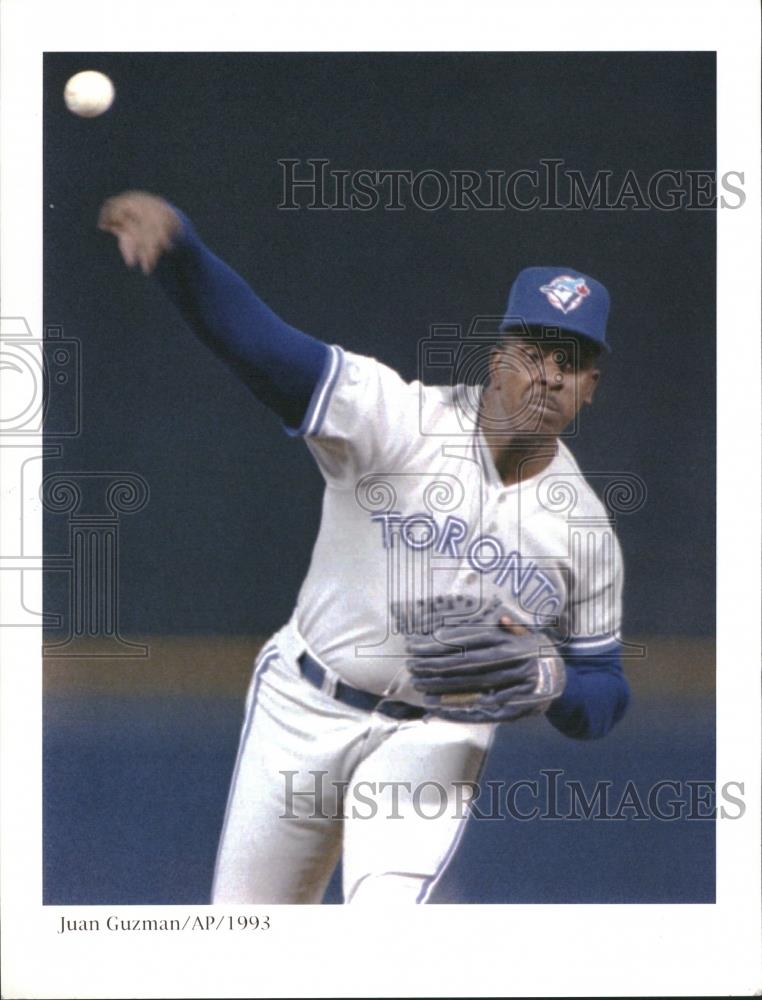 1993 Press Photo Juan Guzman Baseball Cincinnati Reds - RRQ27083 - Historic Images