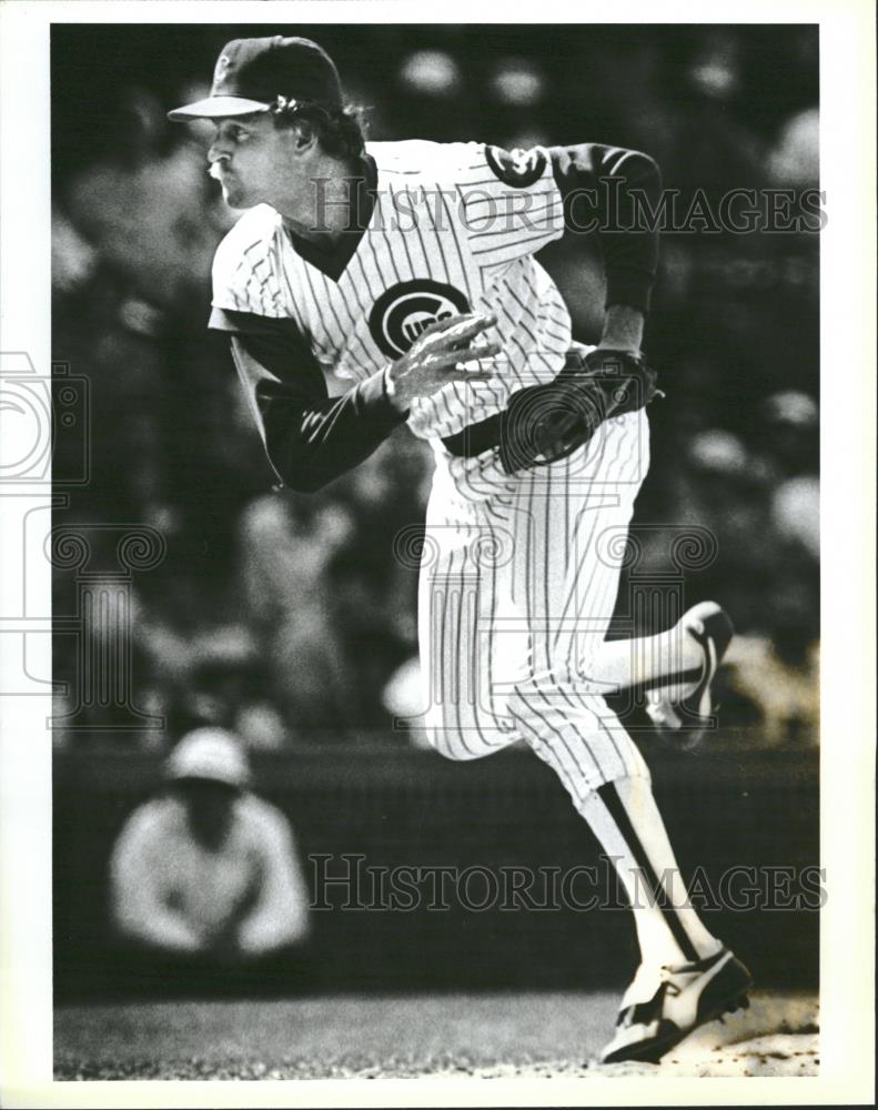 1983 Press Photo Bill Campbell Chicago Cubs Rainey Win - RRQ27753 - Historic Images