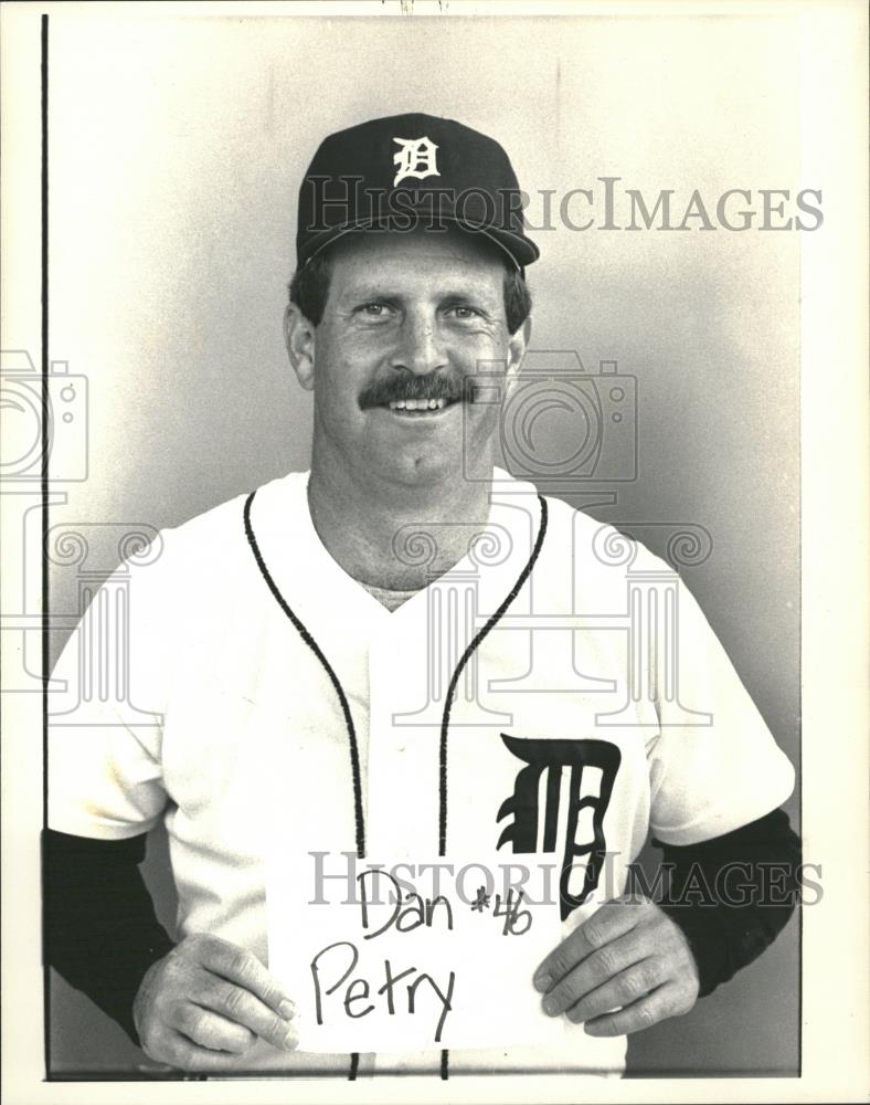 1991 Press Photo Dan Petry Detroit Tigers baseball - RRQ28203 - Historic Images