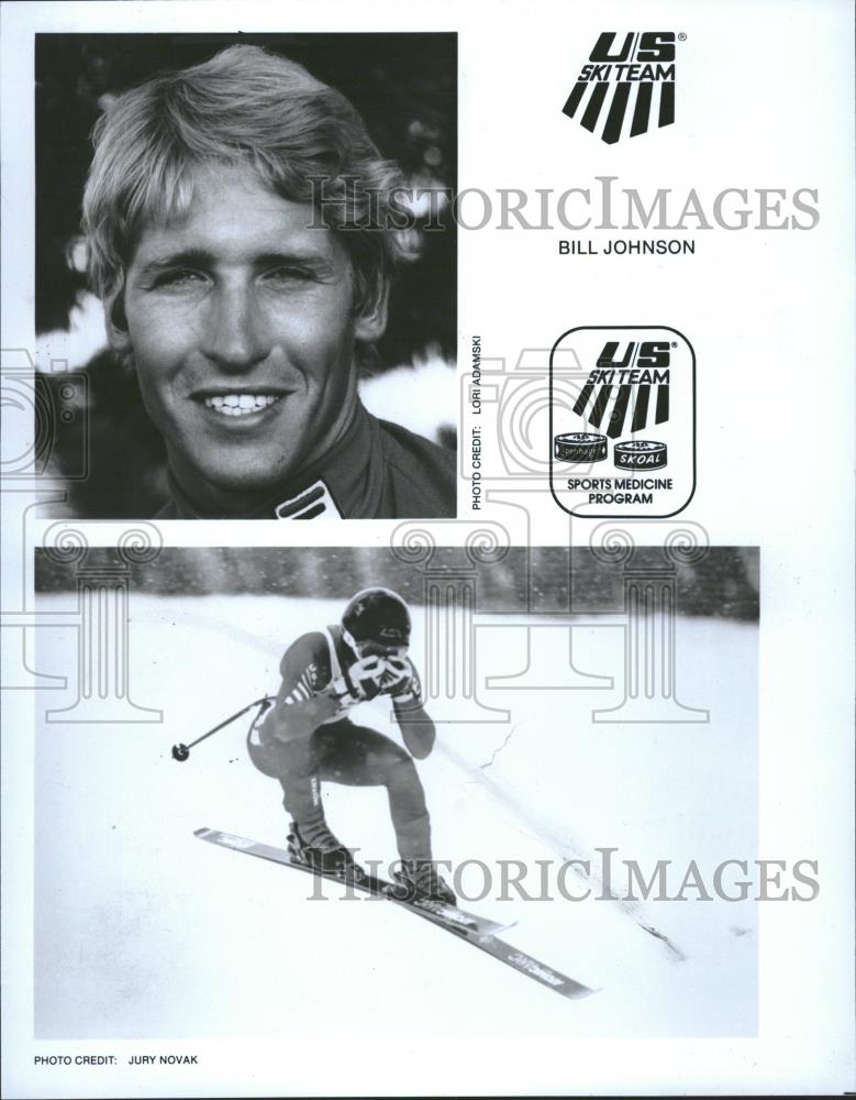 1983 Press Photo Bill Johnson Skier Lori Adamski Photo - RRQ28265 - Historic Images