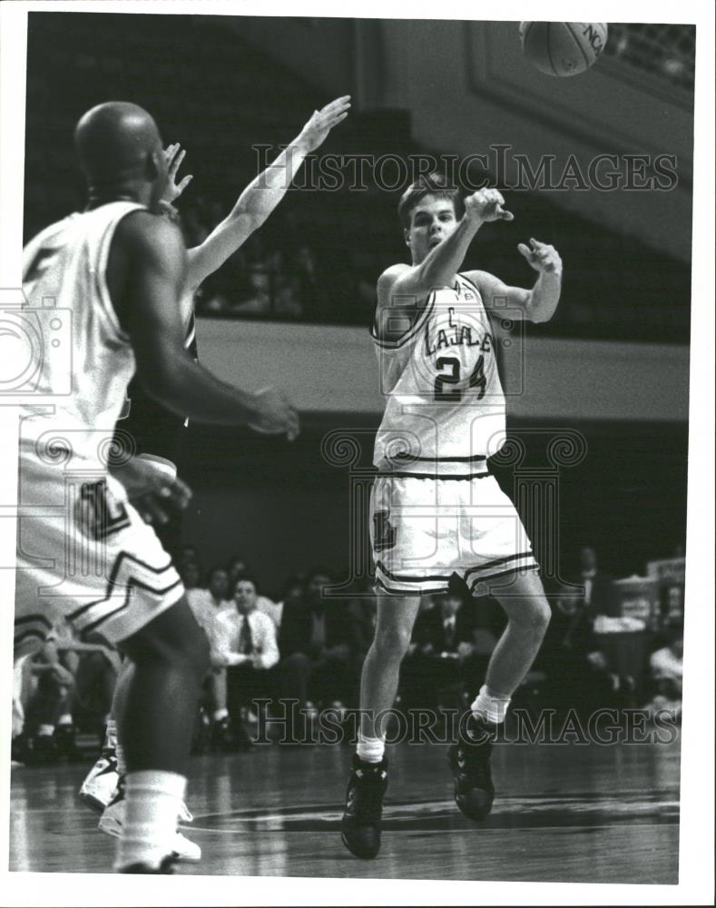 Press Photo Jeff Neubauer Lasallery College Ball Coach - RRQ28401 - Historic Images