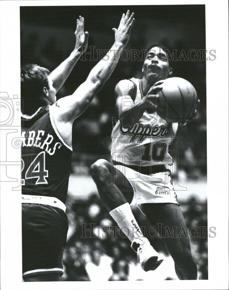 Norman Ellard Norm Los Angeles Lakers, 1988 vintage press photo print ...