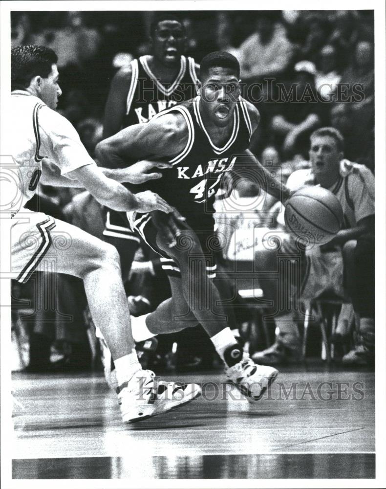 Press Photo Belvis Noland Kansas Basketball Player - RRQ28435 - Historic Images