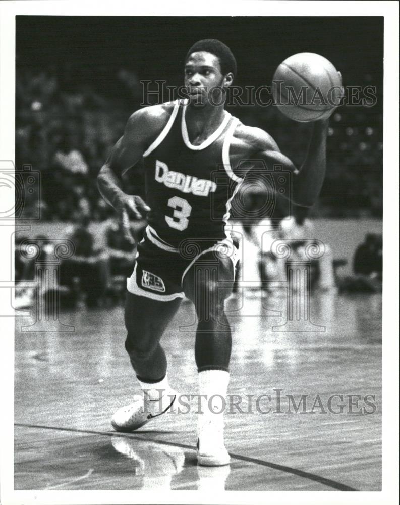 1980 Press Photo Carl Nicks, Denver Nuggets. - RRQ28449 - Historic Images