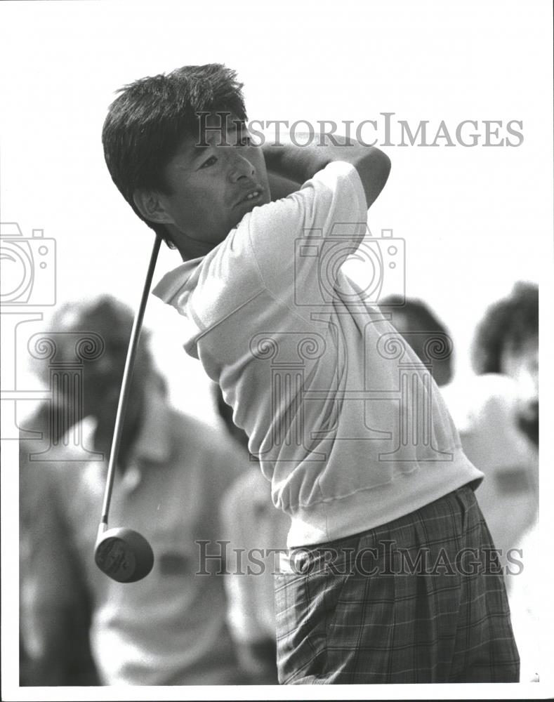 1989 Press Photo Japanese Pro Golfer Naomichi Ozaki - RRQ28465 - Historic Images