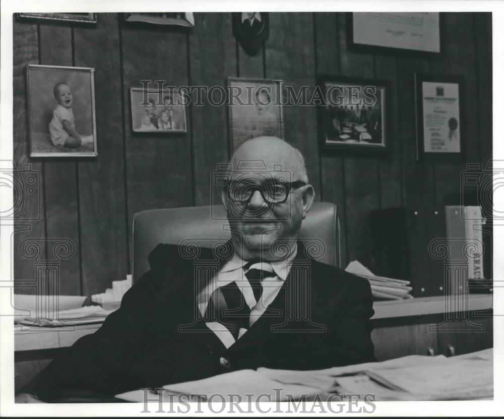 1976 Press Photo Leon Jones, founder of Bush Hog Equipment Company - abna35756 - Historic Images