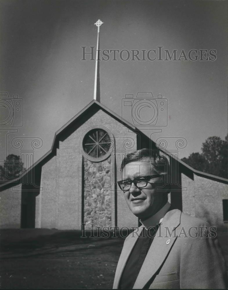 1981 Press Photo Concordia Lutheran Church, new building in Chalkville, Alabama - Historic Images