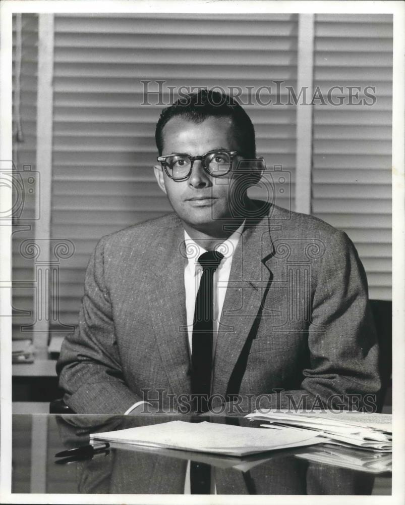 1986 Press Photo Donald H. McCollum, Speaker of Alabama Broadcasters Association - Historic Images