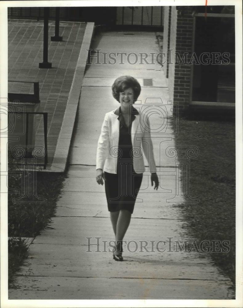 1980 Press Photo College President Doctor Judy Merritt, Jefferson State - Historic Images