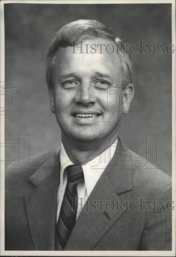 1986 Press Photo Hinton Mitchem, Alabama State Senator, politician - abna36521 - Historic Images