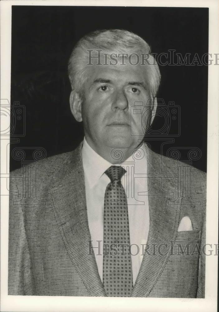 1986 Press Photo Cecil C. Miller, Jacksonville Bank, bank fraud - abna36567 - Historic Images