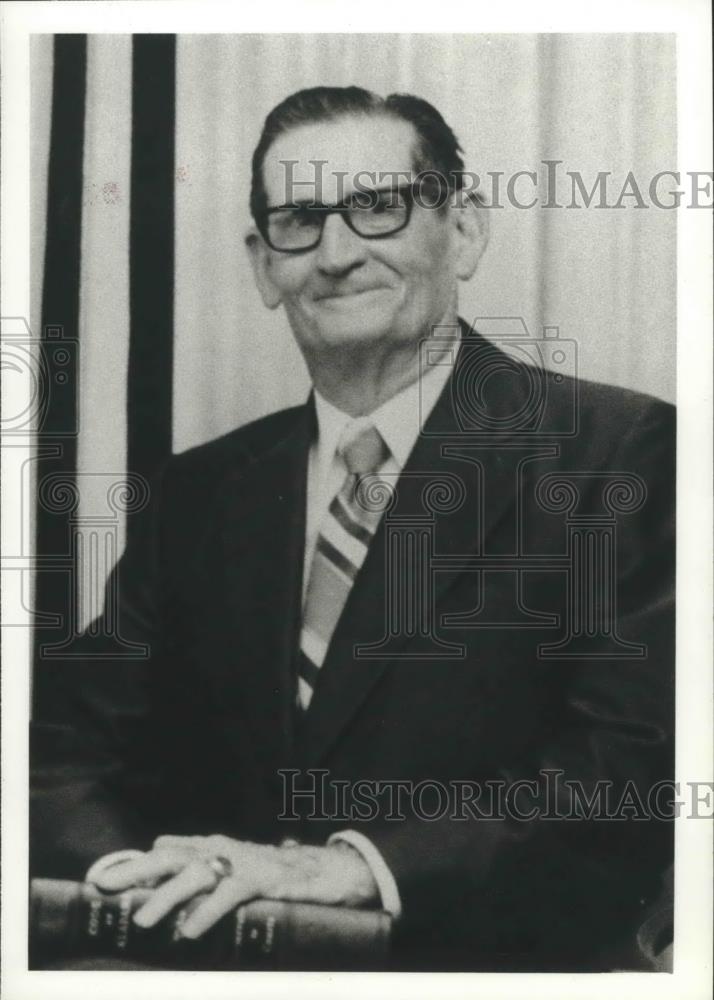 1978 Press Photo Pelham J. Merrill, State Supreme Court - abna36592 - Historic Images