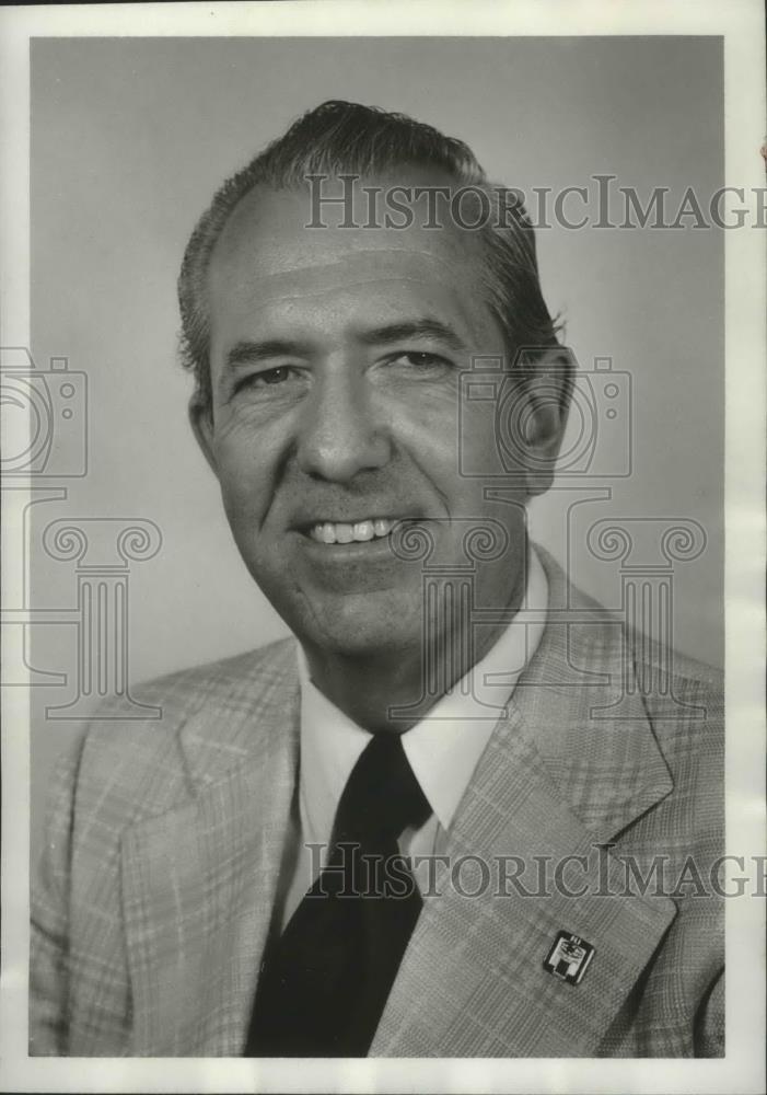 1976 Press Photo Robert C. Meeks President Talladega County Board of Realtors - Historic Images