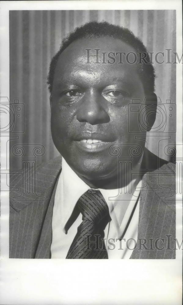 1977 Press Photo Charles G. Langford of Montgomery, Candidate, Democrat - Historic Images