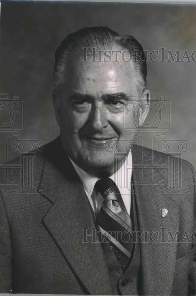 Press Photo Clarence McDorman Sr, Chairman First Federal Savings and Loan - Historic Images