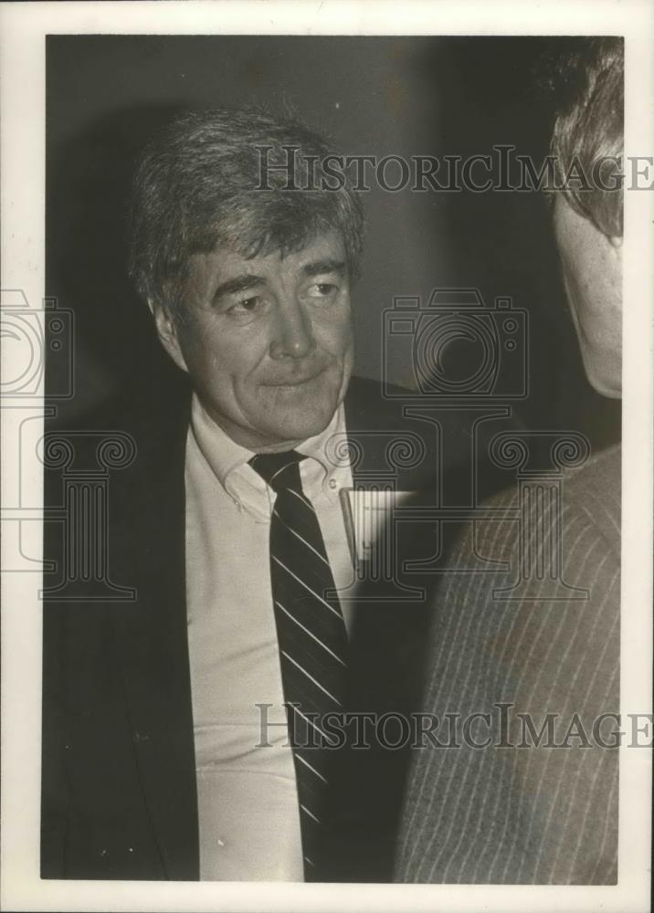 1983 Press Photo Paul McCloskey Jr., politician, with Congressman Pete McCluskey - Historic Images