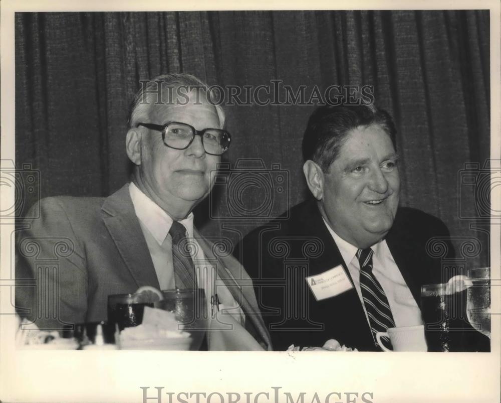 1983 Press Photo Governor conference on small business, G.R. Jeffcoat, H. Heflin - Historic Images