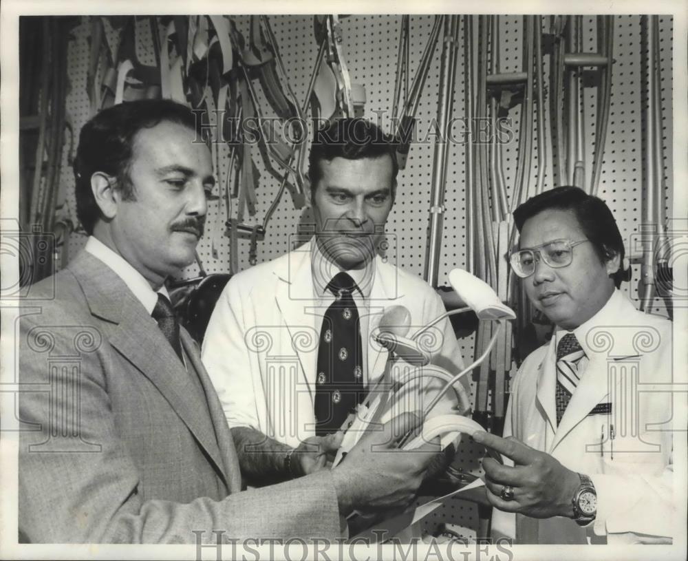 1978 Press Photo Spain Rehabilitation Center&#39;s orthopedic supplies, Birmingham - Historic Images