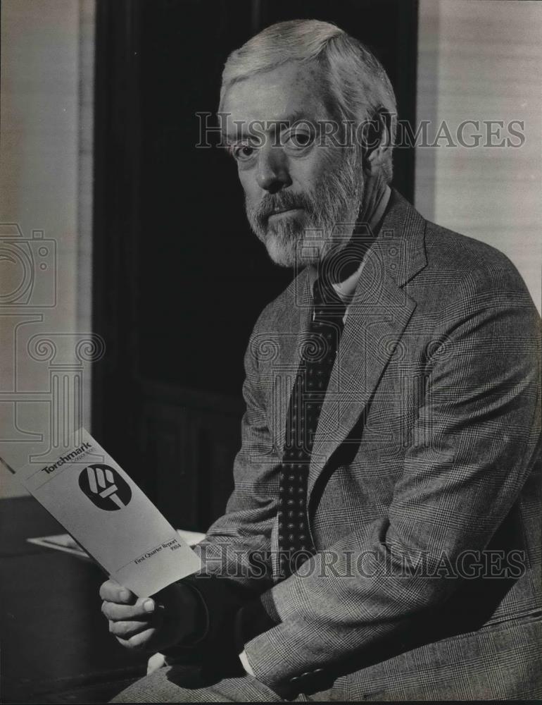 1984 Press Photo Frank Samford, Jr, Liberty National Insurance - abna39046 - Historic Images