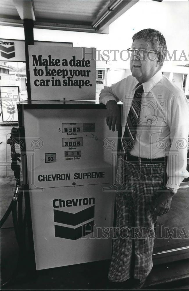 1979 Press Photo Sam Spivey, Service Station Association President - abna39070 - Historic Images