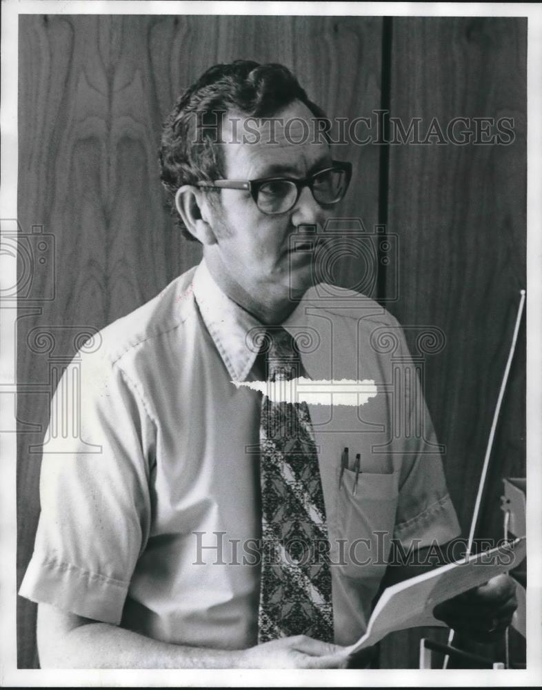 1977 Press Photo Lieutenant Francis Sartain, Birmingham Police Officer, Alabama - Historic Images