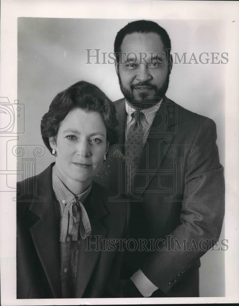 1986 Press Photo Andre J. Taylor and Anne Mitchell of Southern Danceworks - Historic Images