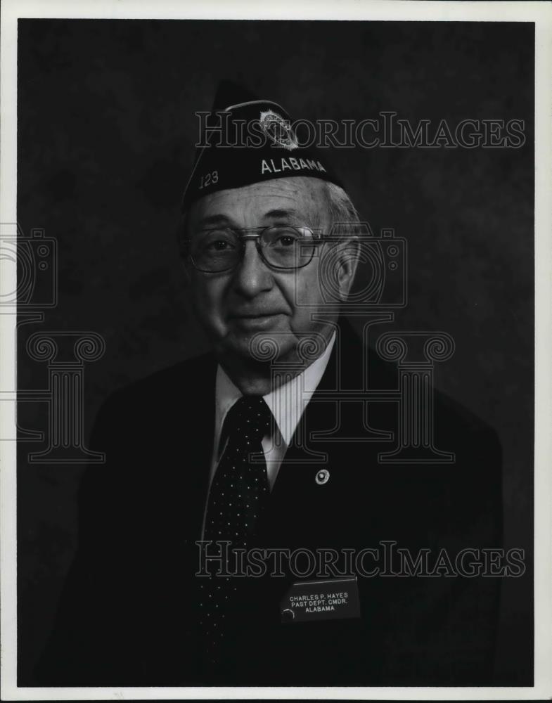 1983 Press Photo Charles P. Hayes, American Legion Veteran of the Year - Historic Images