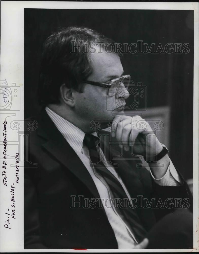 1983 Press Photo Fred Smith, Alabama Board of Corrections, State Prison - Historic Images