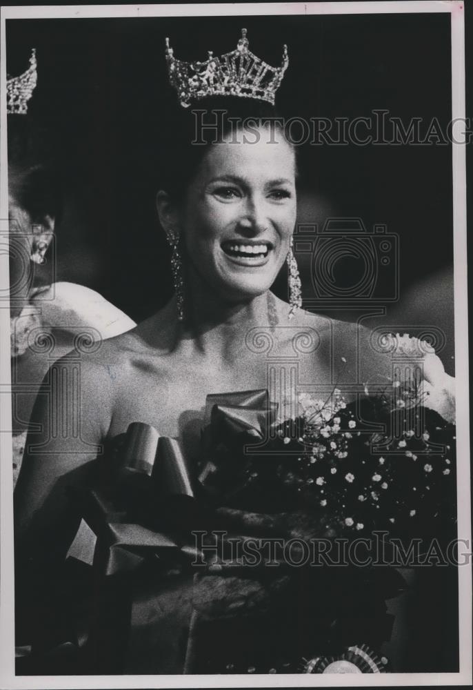 Resha Riggins crowned 1990 Miss Alabama , 1990 Vintage Press Photo ...