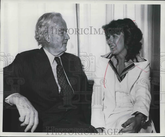 1977 Press Photo John Sparkman, U.S. Senator - abna39540 - Historic Images