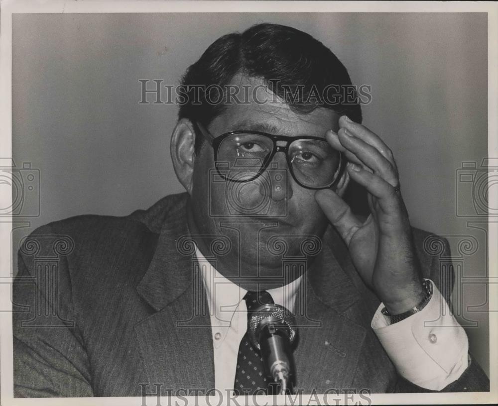 1986 Press Photo John Teague, Alabama, Candidate for Lieutenant Govenor - Historic Images
