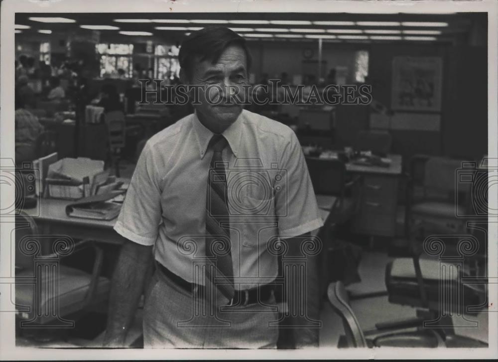 1986 Press Photo C.H. Ritchie, Director of Revenue for Jefferson County - Historic Images
