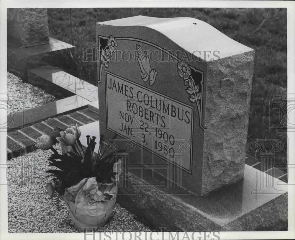 1981 Press Photo James Columbus Roberts, Murder Victim - abna39888 - Historic Images