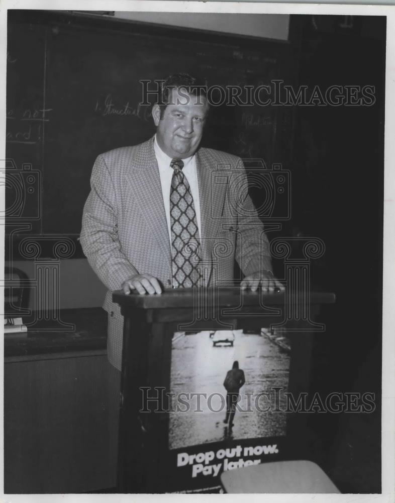 1976 Press Photo E.B. Rich, United Steel Workers-Ensley, Alabama - abna40165 - Historic Images