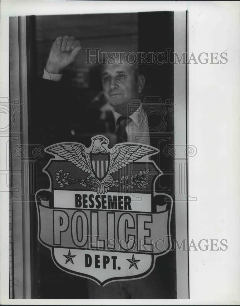 1982 Press Photo Jenda Smith, Bessemer, Alabama Police Chief - abna40297 - Historic Images