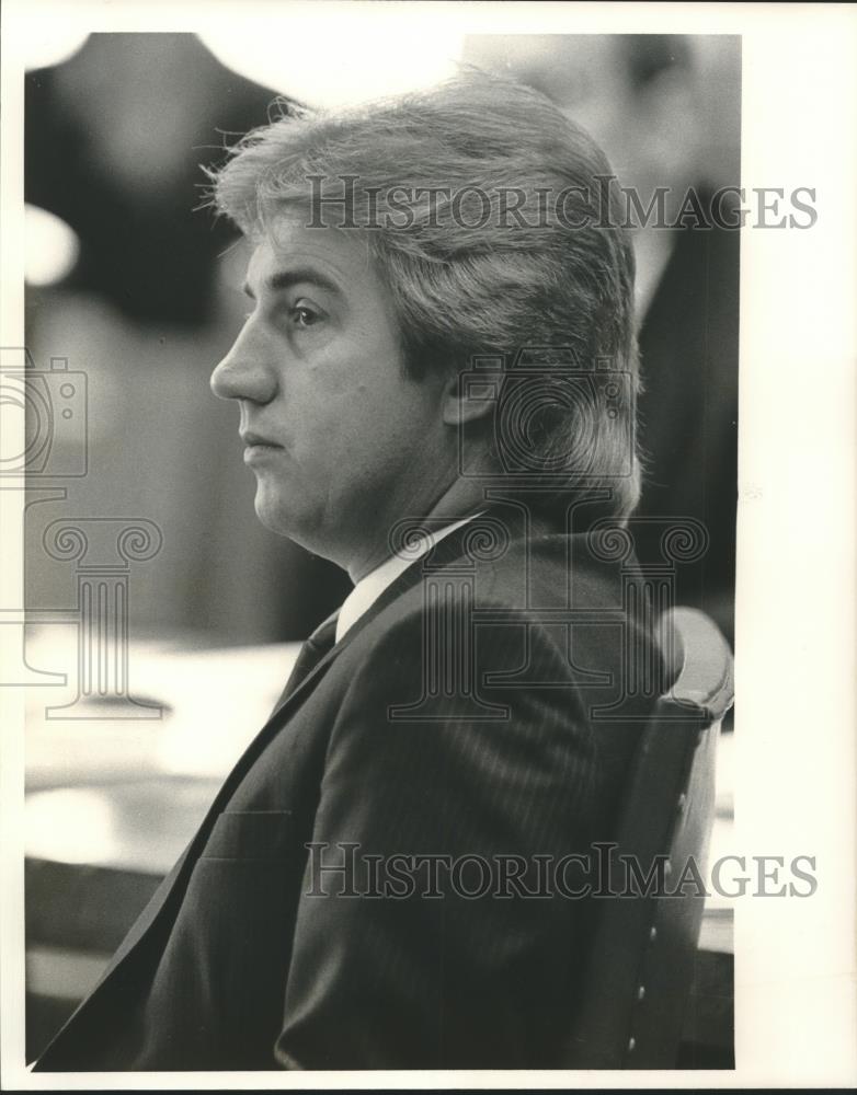 1986 Press Photo Hueytown, Alabama Policeman Johnny Grimes - abna40322 - Historic Images