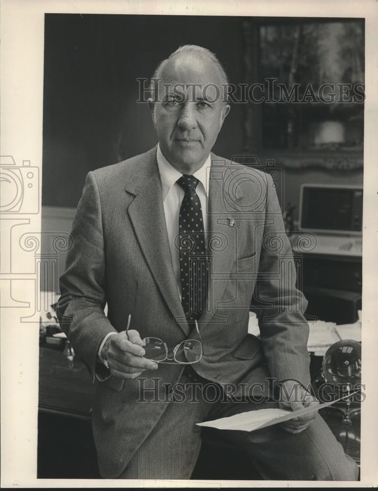 1985 Press Photo Wallace D. Malone, Jr., Bank Executive - abna40437 - Historic Images