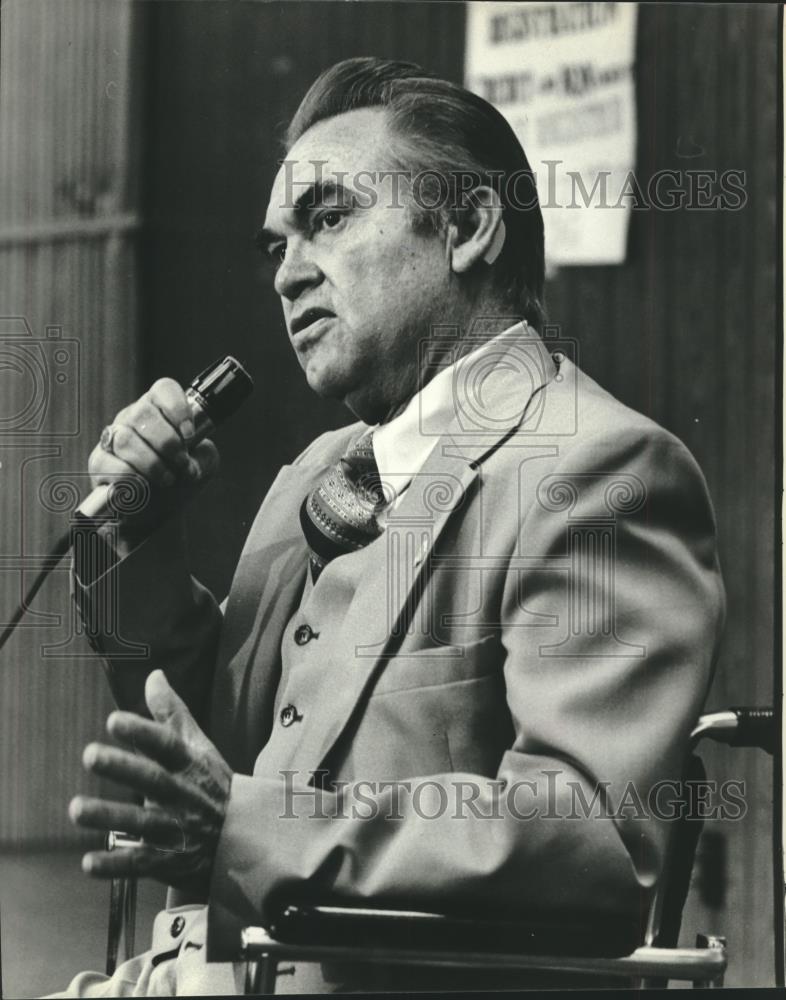 1979 Press Photo Former Governor of Alabama George C. Wallace - abna40664 - Historic Images